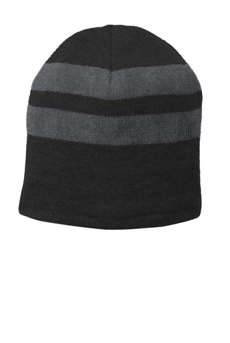 Port Authority C922 DISCONTINUED Port Authority Fleece-Lined Striped Beanie Cap. C922