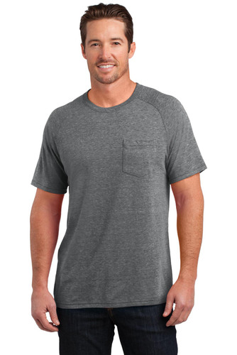 District DM340 DISCONTINUED District Made Mens Tri-Blend Pocket Tee. DM340