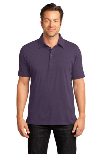 District DM350 DISCONTINUED District Made - Mens Slub Polo. DM350