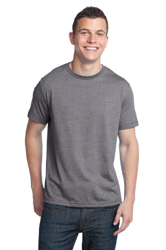 District DT142 DISCONTINUED District - Young Mens Tri-Blend Crewneck Tee. DT142