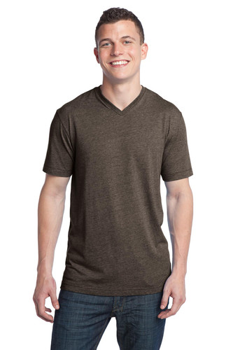 District DT142V DISCONTINUED District - Young Mens Tri-Blend V-Neck Tee DT142V
