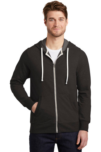 District DT356 DISCONTINUED District Perfect Tri French Terry Full-Zip Hoodie. DT356