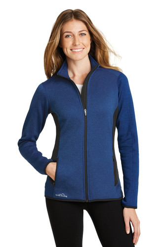 Eddie Bauer EB239 DISCONTINUED Eddie Bauer Women's Full-Zip Heather Stretch Fleece Jacket. EB239