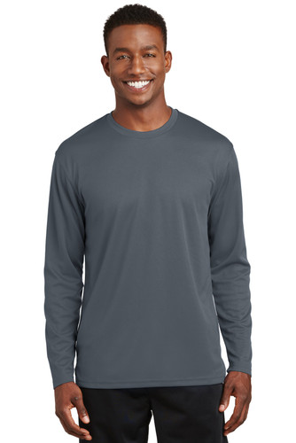 Sport-Tek K368 DISCONTINUED Sport-Tek Dri-Mesh Long Sleeve T-Shirt. K368