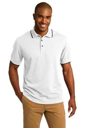 Port Authority K454 DISCONTINUED Port Authority Rapid Dry Tipped Polo. K454