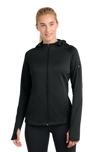 Sport-Tek L248 DISCONTINUED Sport-Tek Women's Tech Fleece Full-Zip Hooded Jacket. L248