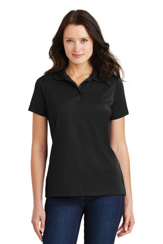 Port Authority L497 DISCONTINUED Port Authority Ladies Poly-Charcoal Blend Pique Polo. L497