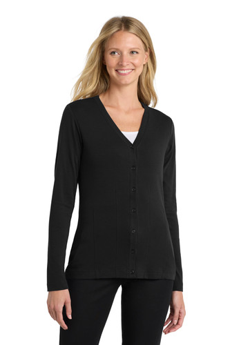 Port Authority L515 DISCONTINUED Port Authority Women's Modern Stretch Cotton Cardigan. L515