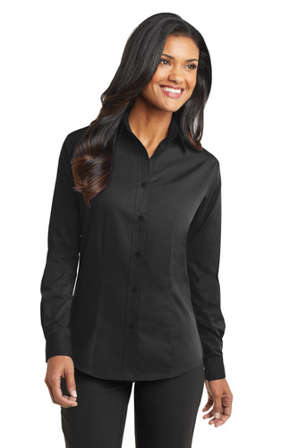 Port Authority L613 DISCONTINUED Port Authority Ladies Tonal Pattern Easy Care Shirt. L613