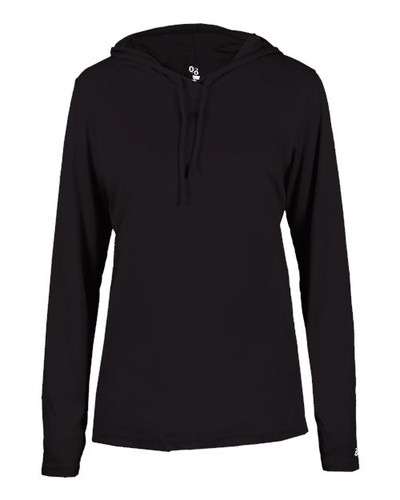 Badger 4165 Women's B-Core Long Sleeve Hooded T-Shirt