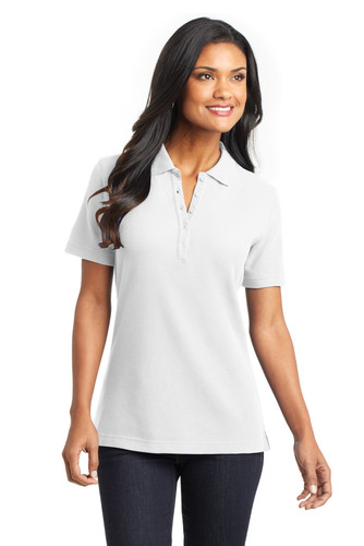 Port Authority L800 DISCONTINUED Port Authority Ladies EZCotton Pique Polo. L800