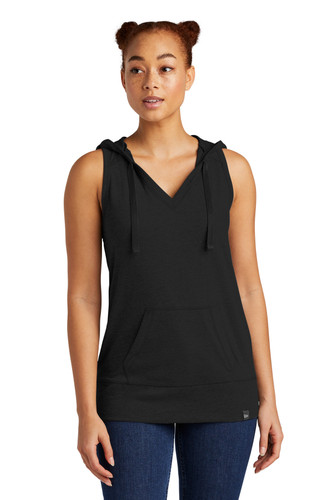 New Era LNEA106 DISCONTINUED New Era Women's Heritage Blend Hoodie Tank. LNEA106