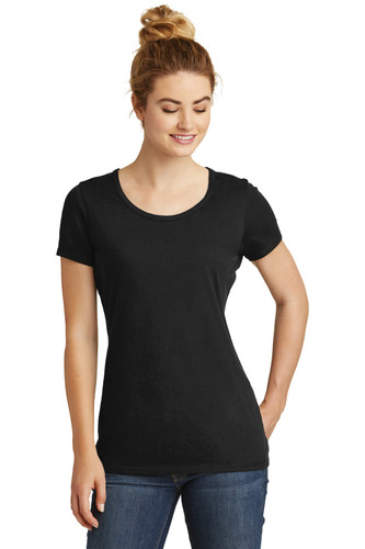 New Era LNEA130 DISCONTINUED New Era Ladies Tri-Blend Performance Scoop Tee. LNEA130