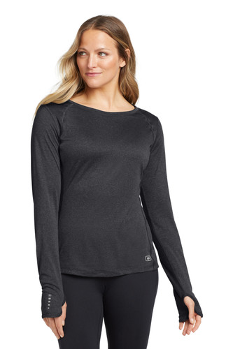 OGIO LOE321 DISCONTINUED OGIO Women's Long Sleeve Pulse Crew. LOE321