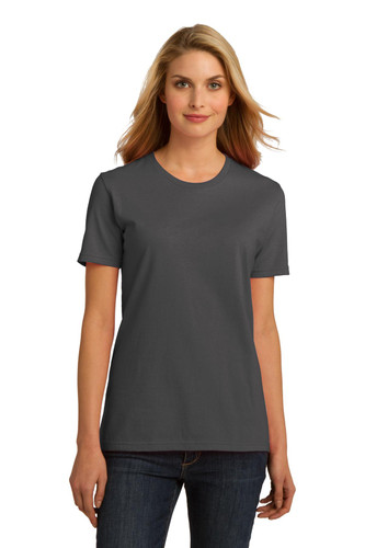 Port & Company LPC150ORG DISCONTINUED Port & Company Ladies Essential 100% Organic Ring Spun Cotton T-Shirt. LPC150ORG
