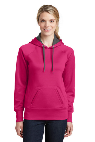 Sport-Tek LST250 DISCONTINUED Sport-Tek Ladies Tech Fleece Hooded Sweatshirt. LST250