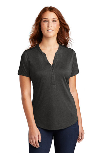 Sport-Tek LST468 DISCONTINUED Sport-Tek Women's Endeavor Henley. LST468