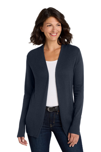 Port Authority LSW289 DISCONTINUED Port Authority Women's Open Front Cardigan Sweater. LSW289