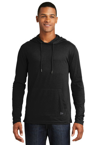 New Era NEA131 DISCONTINUED New Era Tri-Blend Performance Pullover Hoodie Tee. NEA131