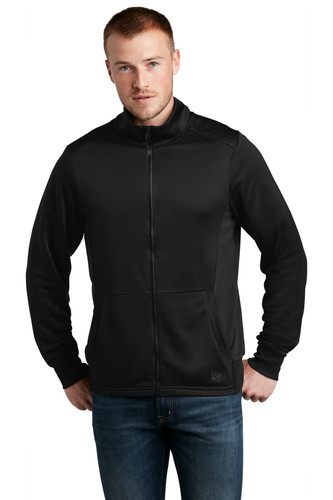 New Era NEA530 DISCONTINUED New Era Performance Terry Full-Zip NEA530