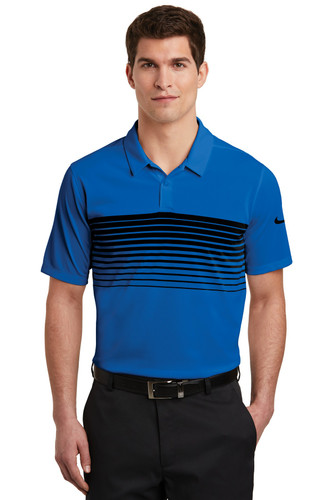 Nike NKAA1855 DISCONTINUED Nike Dri-FIT Chest Stripe Polo. NKAA1855