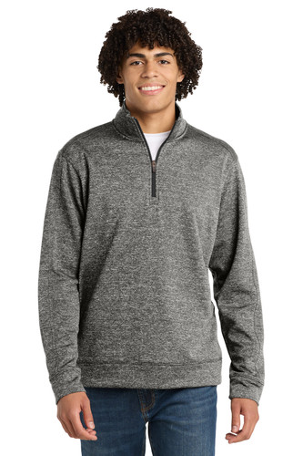 Sport-Tek ST226 DISCONTINUED Sport-Tek PosiCharge Electric Heather Fleece 1/4-Zip Pullover. ST226