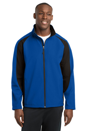 Sport-Tek ST970 DISCONTINUED Sport-Tek Colorblock Soft Shell Jacket. ST970