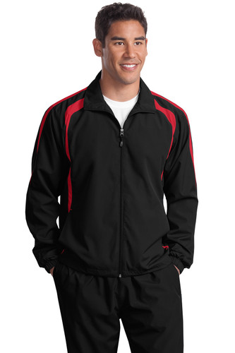 Sport-Tek TJST60 DISCONTINUED Sport-Tek Tall Colorblock Raglan Jacket. TJST60