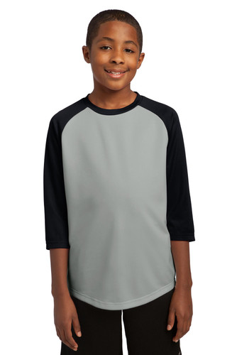 Sport-Tek YST205 DISCONTINUED Sport-Tek Youth PosiCharge Baseball Jersey. YST205