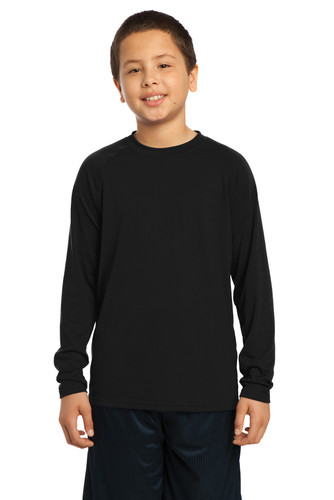 Sport-Tek YST700LS DISCONTINUED Sport-Tek Youth Long Sleeve Ultimate Performance Crew. YST700LS
