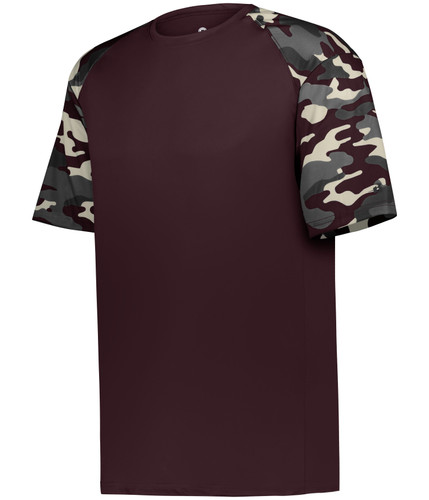 Badger Sport 214100 YOUTH CAMO SPORT TEE