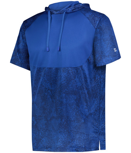 Badger Sport B11012 STADIUM PRINT SHORT SLEEVE HOODED TEE
