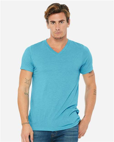 BELLA + CANVAS 3415 Unisex Triblend V-Neck Tee