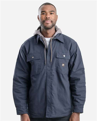 Berne Apparel SH68 Men's Throttle Hooded Shirt Jacket