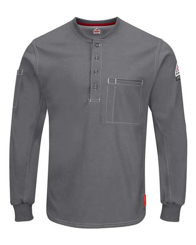Bulwark QT40 Men's iQ Series® Plus Long Sleeve Henley