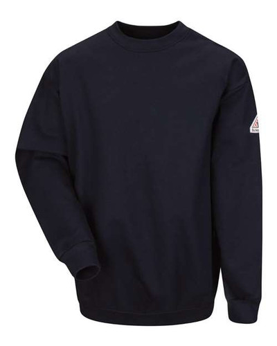 Bulwark SEC2T Men's Tall Flame Resistant Crewneck Sweatshirt