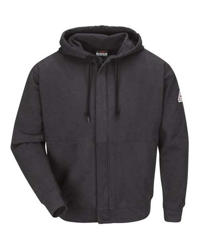 Bulwark SEH4T Men's Tall Zip-Front Hooded Sweatshirt