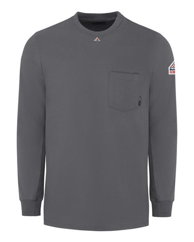 Bulwark SET2 Men's Knit Long Sleeve T-Shirt