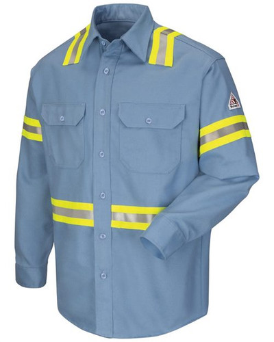 Bulwark SLDTT Men's Tall Enhanced Visibility Uniform Shirt