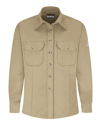 Bulwark SLU3 Women's Dress Uniform Shirt - EXCEL FR® ComforTouch