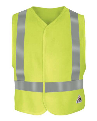 Bulwark VMV4HV Men's Men's Hi-Visibility Flame-Resistant Safety Vest