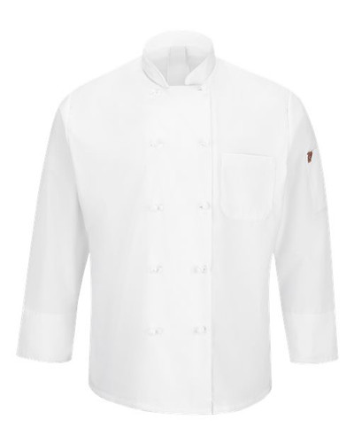 Chef Designs 044X Mimix™ Ten Knot Button Chef Coat with OilBlok