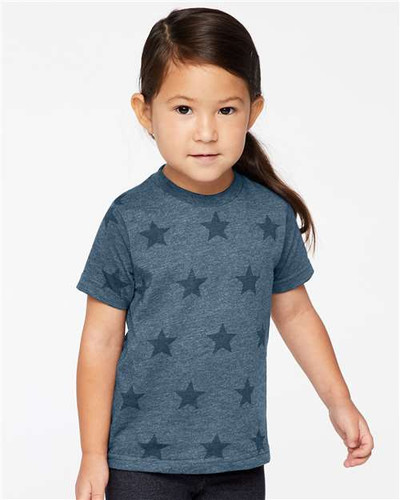 Code Five 3029 Toddler Star Print Tee