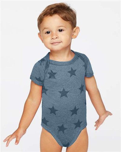 Code Five 4329 Infant Star Print Bodysuit