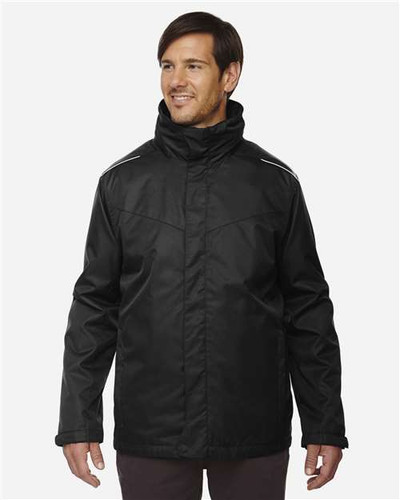 CORE365 88205T Men's Tall Region 3-in-1 Jacket with Fleece Liner