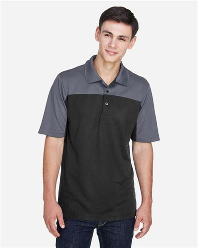 CORE365 CE101 Men's Balance Colorblock Performance Piqué Polo