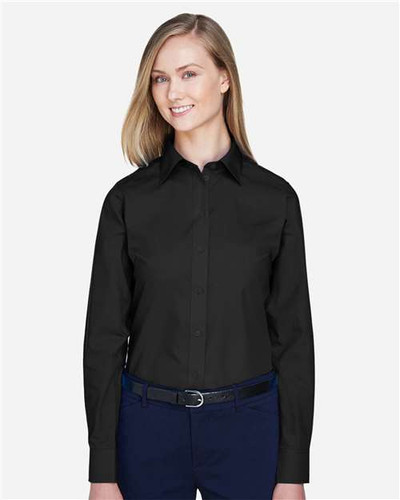 Devon & Jones D620W Women's Crown Collection® Broadcloth Woven Dress Shirt