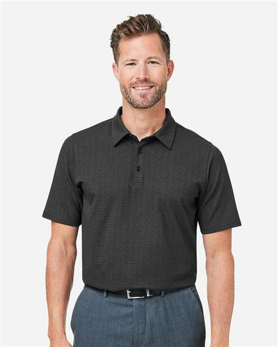 Devon & Jones DG101 Men's Crownlux Performance® Geo Polo