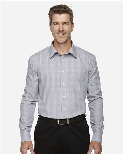 Devon & Jones DG520 Men's Crown Collection® Glen Plaid Woven Dress Shirt