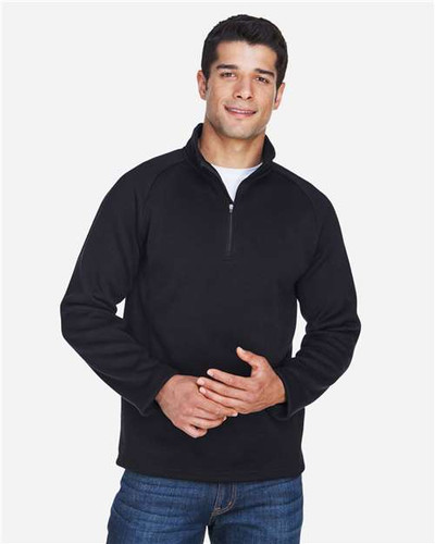 Devon & Jones DG792 Unisex Bristol Sweater Fleece Quarter-Zip Pullover